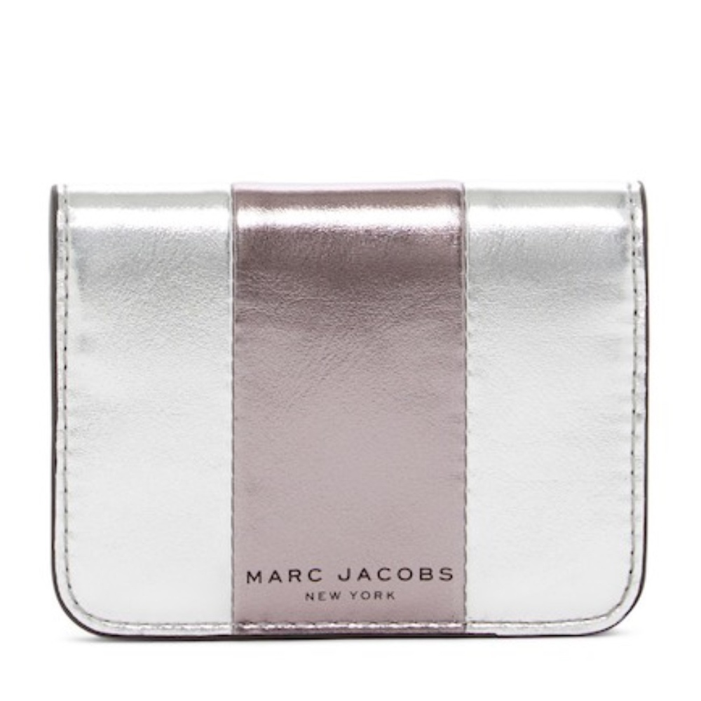 Brand New Bicolor Metallic Leather CC Wallet | Marc Jacobs
